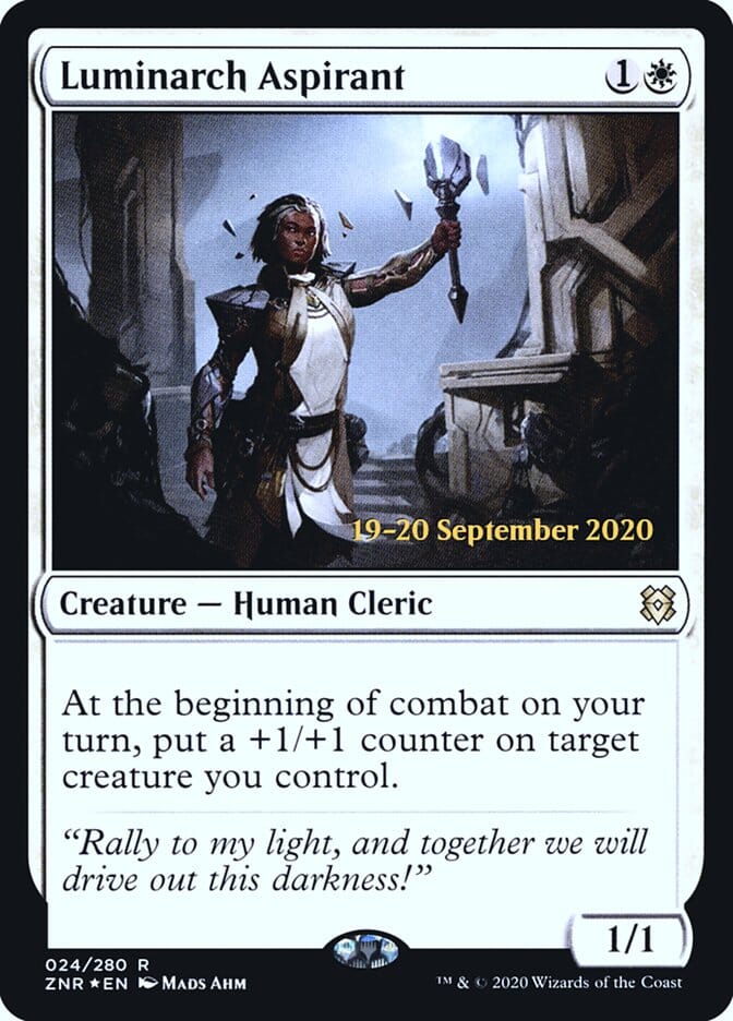 Luminarch Aspirant [Zendikar Rising Prerelease Promos] MTG Single Magic: The Gathering  | Multizone: Comics And Games