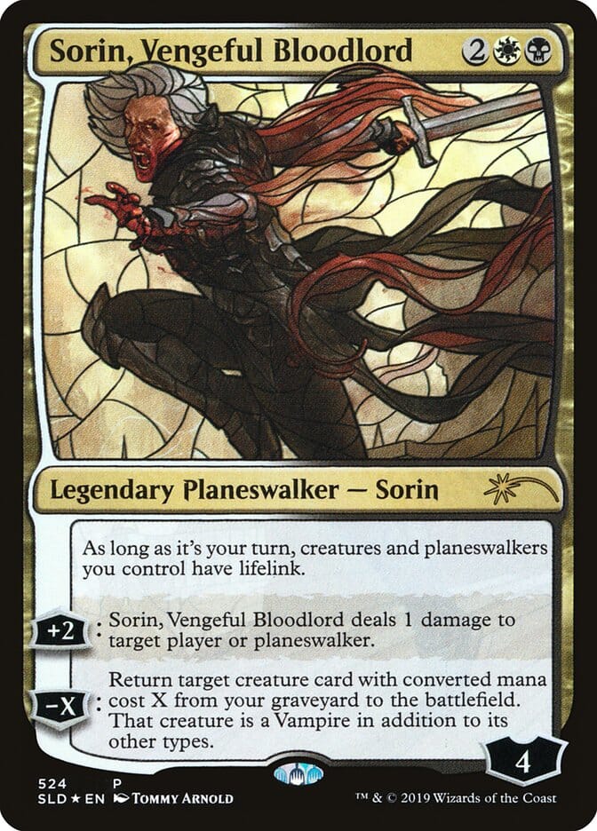 Sorin, Vengeful Bloodlord (Stained Glass) [Secret Lair Drop Promos] MTG Single Magic: The Gathering  | Multizone: Comics And Games