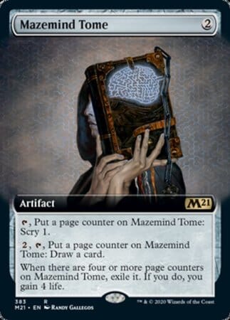 Mazemind Tome (Extended Art) [Core Set 2021] MTG Single Magic: The Gathering  | Multizone: Comics And Games