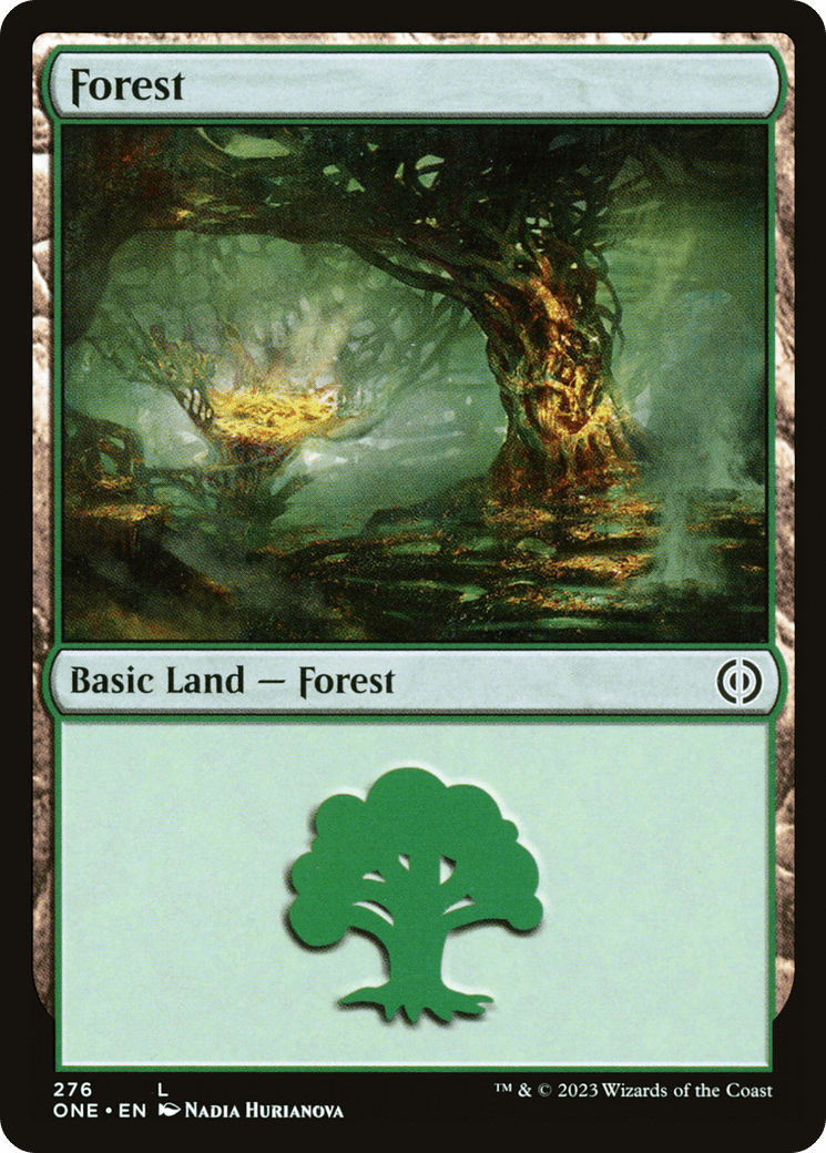 Forest (276) [Phyrexia: All Will Be One] MTG Single Magic: The Gathering  | Multizone: Comics And Games
