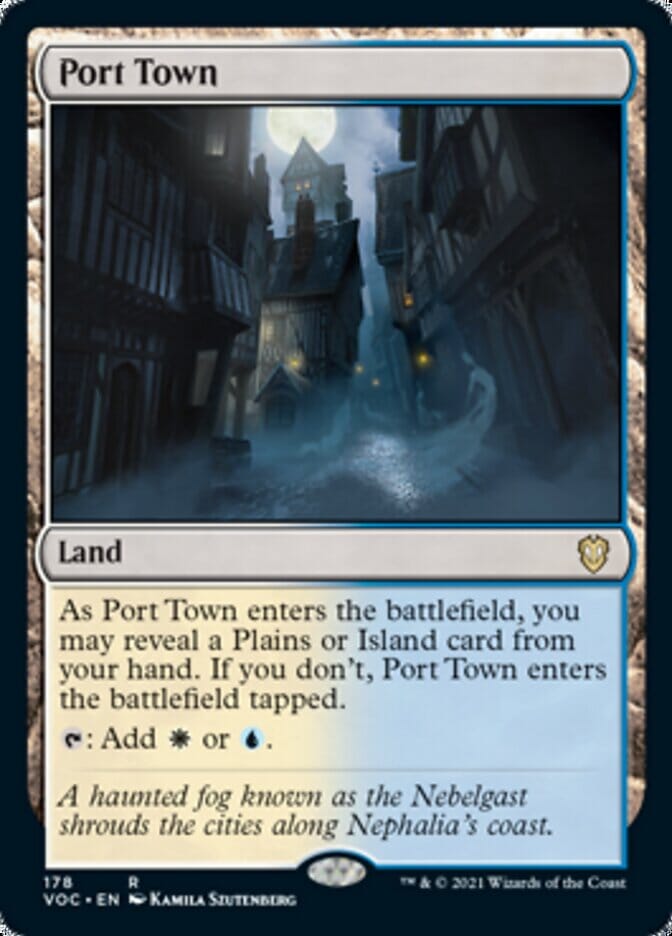 Port Town [Innistrad: Crimson Vow Commander] MTG Single Magic: The Gathering  | Multizone: Comics And Games