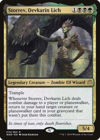 Storrev, Devkarin Lich [War of the Spark] MTG Single Magic: The Gathering  | Multizone: Comics And Games