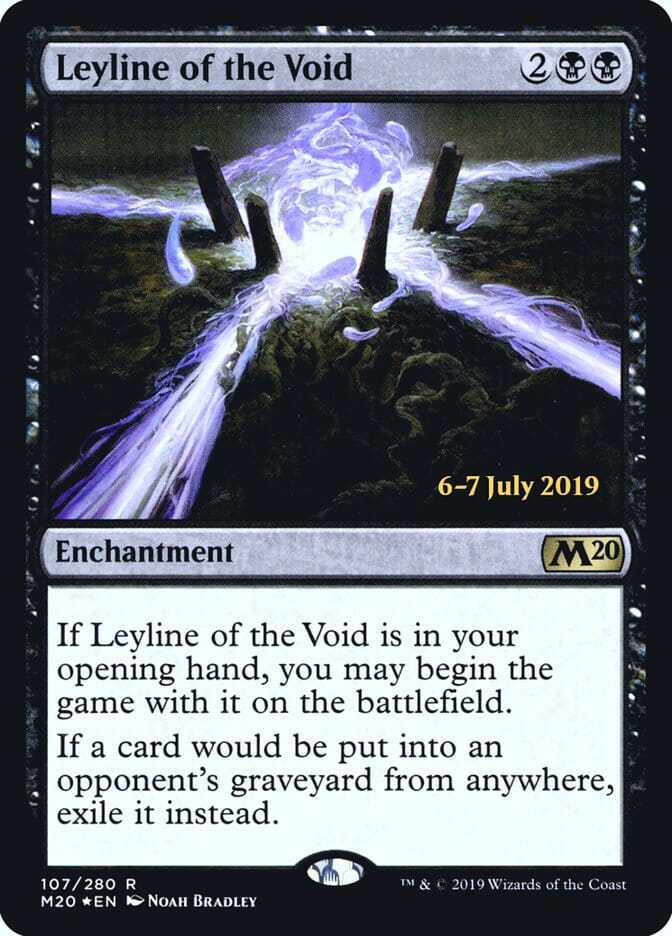 Leyline of the Void [Core Set 2020 Prerelease Promos] MTG Single Magic: The Gathering  | Multizone: Comics And Games