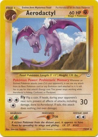 Aerodactyl (15/64) [Neo Revelation Unlimited] Pokemon Single Pokémon  | Multizone: Comics And Games