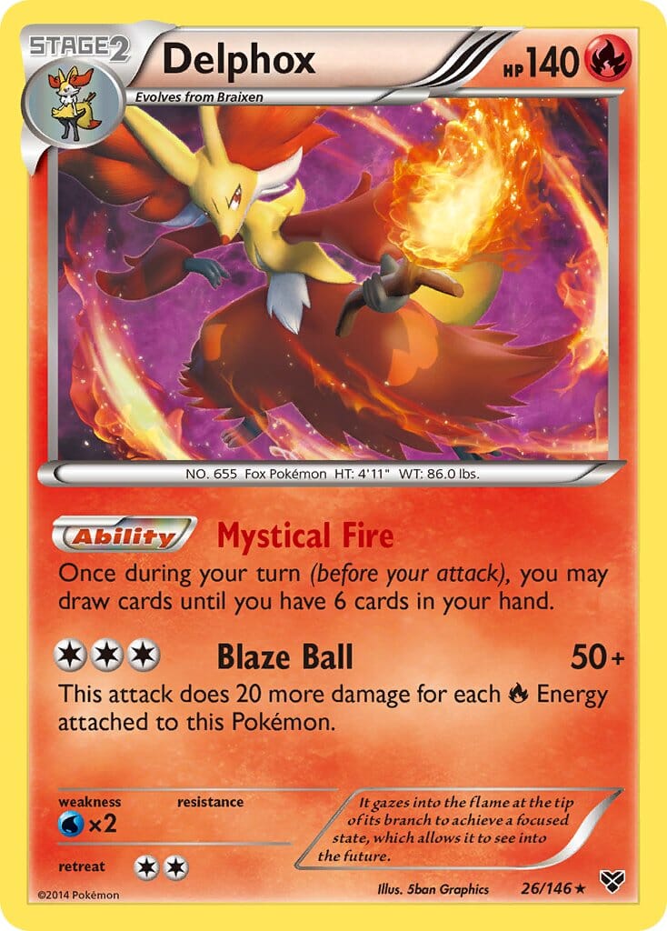 Delphox (26/146) (Theme Deck Exclusive) [XY: Base Set] Pokemon Single Pokémon  | Multizone: Comics And Games
