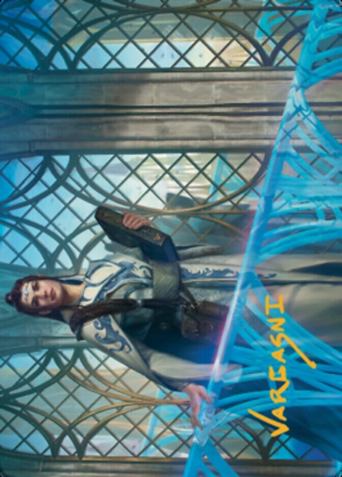 Hurkyl, Master Wizard Art Card (Gold-Stamped Signature) [The Brothers' War Art Series] MTG Single Magic: The Gathering  | Multizone: Comics And Games