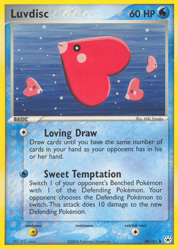 Luvdisc (40/101) [EX: Hidden Legends] Pokemon Single Pokémon  | Multizone: Comics And Games