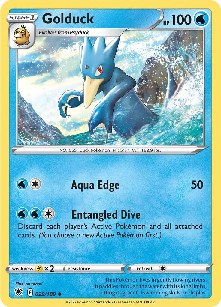 Golduck (029/189) [Sword & Shield: Astral Radiance] Pokemon Single Pokémon  | Multizone: Comics And Games