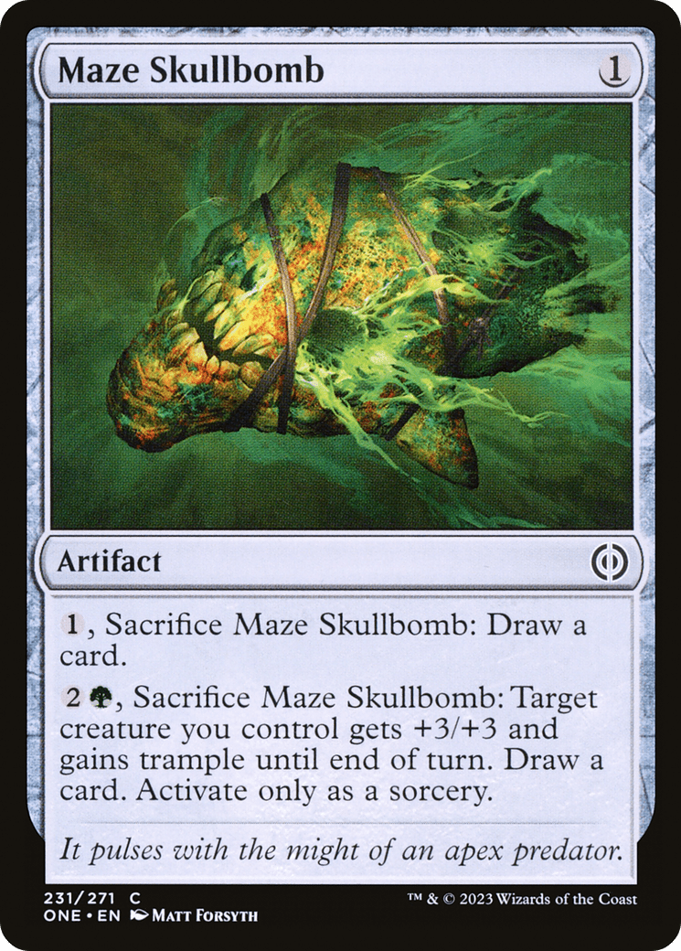 Maze Skullbomb [Phyrexia: All Will Be One] MTG Single Magic: The Gathering  | Multizone: Comics And Games