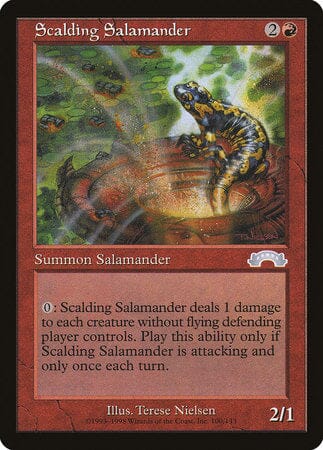 Scalding Salamander [Exodus] MTG Single Magic: The Gathering  | Multizone: Comics And Games