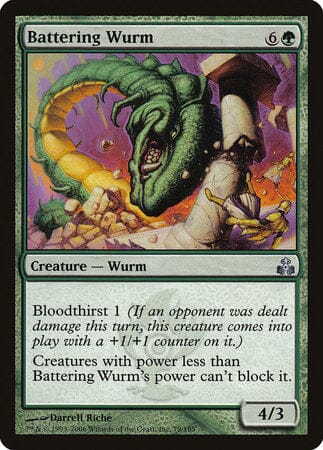 Battering Wurm [Guildpact] MTG Single Magic: The Gathering  | Multizone: Comics And Games