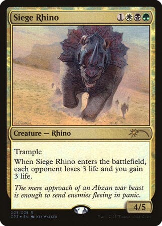 Siege Rhino [Magic Origins Clash Pack] MTG Single Magic: The Gathering  | Multizone: Comics And Games