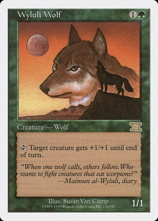 Wyluli Wolf [Classic Sixth Edition] MTG Single Magic: The Gathering  | Multizone: Comics And Games