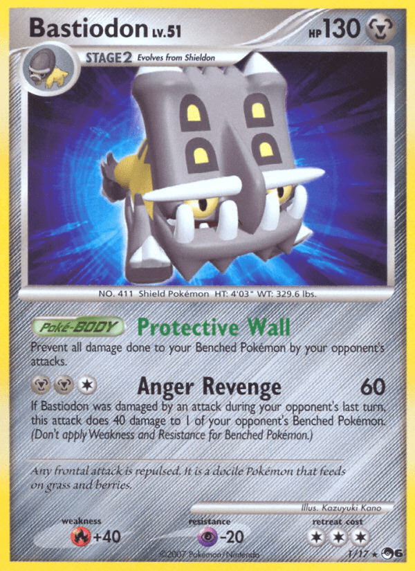 Bastiodon (1/17) [POP Series 6] Pokemon Single Pokémon  | Multizone: Comics And Games
