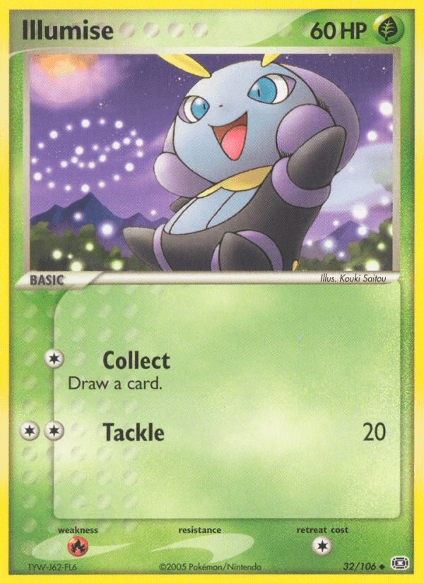 Illumise (32/106) [EX: Emerald] Pokemon Single Pokémon  | Multizone: Comics And Games