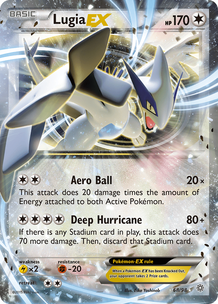 Lugia EX (68/98) [XY: Ancient Origins] Pokemon Single Pokémon  | Multizone: Comics And Games