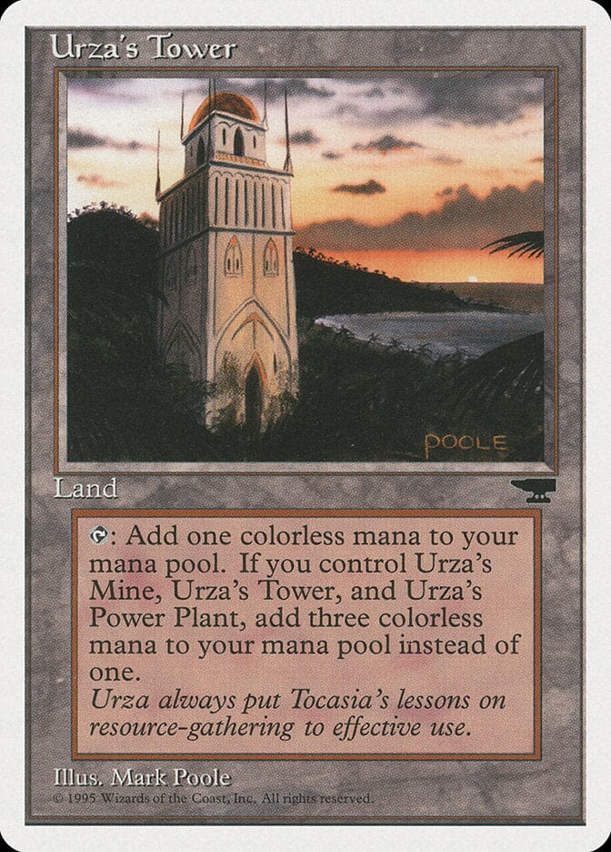 Urza's Tower (Sunset) [Chronicles] MTG Single Magic: The Gathering  | Multizone: Comics And Games