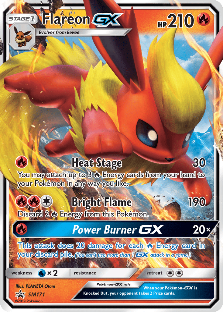Flareon GX (SM171) [Sun & Moon: Black Star Promos] Pokemon Single Pokémon  | Multizone: Comics And Games