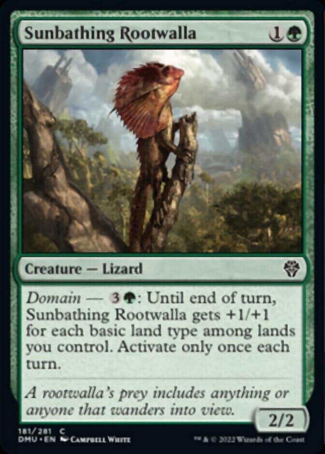 Sunbathing Rootwalla [Dominaria United] MTG Single Magic: The Gathering  | Multizone: Comics And Games