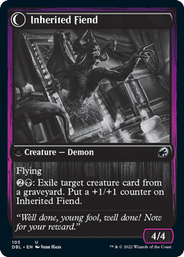 Heirloom Mirror // Inherited Fiend [Innistrad: Double Feature] MTG Single Magic: The Gathering  | Multizone: Comics And Games