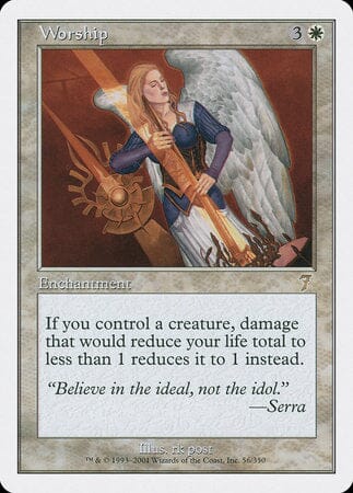 Worship [Seventh Edition] MTG Single Magic: The Gathering  | Multizone: Comics And Games