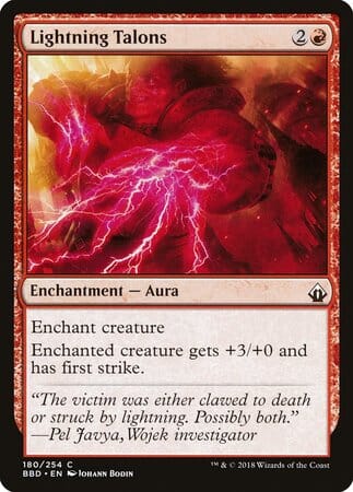 Lightning Talons [Battlebond] MTG Single Magic: The Gathering  | Multizone: Comics And Games