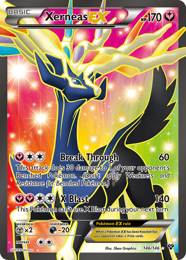 Xerneas EX (146/146) [XY: Base Set] Pokemon Single Pokémon  | Multizone: Comics And Games