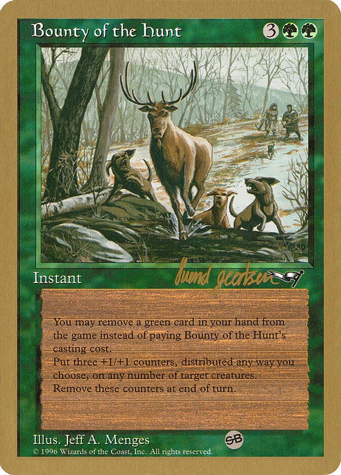 Bounty of the Hunt (Svend Geertsen) (SB) [World Championship Decks 1997] MTG Single Magic: The Gathering  | Multizone: Comics And Games