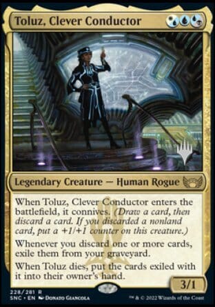 Toluz, Clever Conductor (Promo Pack) [Streets of New Capenna Promos] | Multizone: Comics And Games