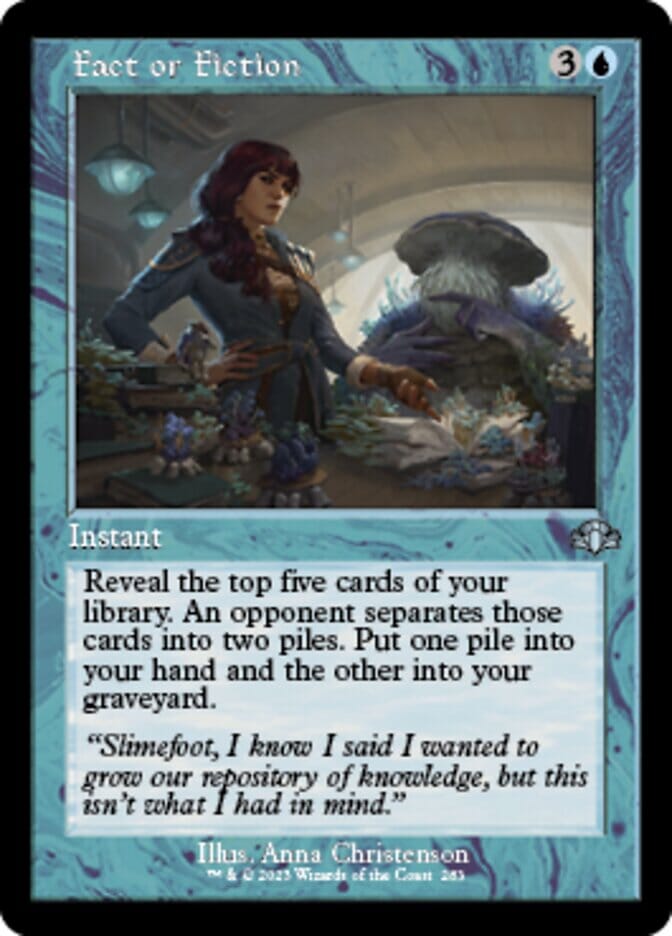 Fact or Fiction (Retro) [Dominaria Remastered] MTG Single Magic: The Gathering  | Multizone: Comics And Games