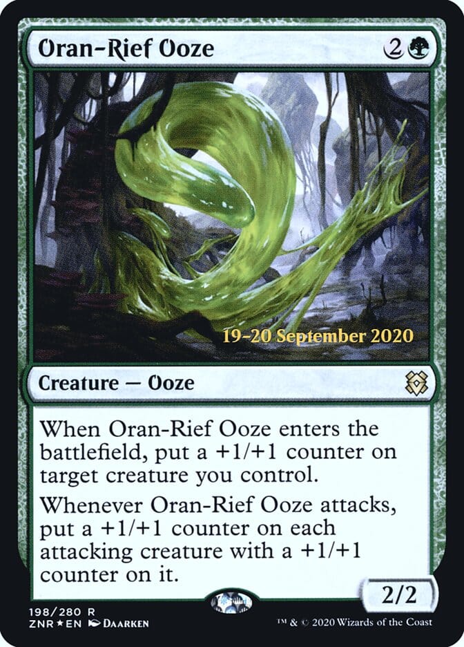 Oran-Rief Ooze [Zendikar Rising Prerelease Promos] MTG Single Magic: The Gathering  | Multizone: Comics And Games