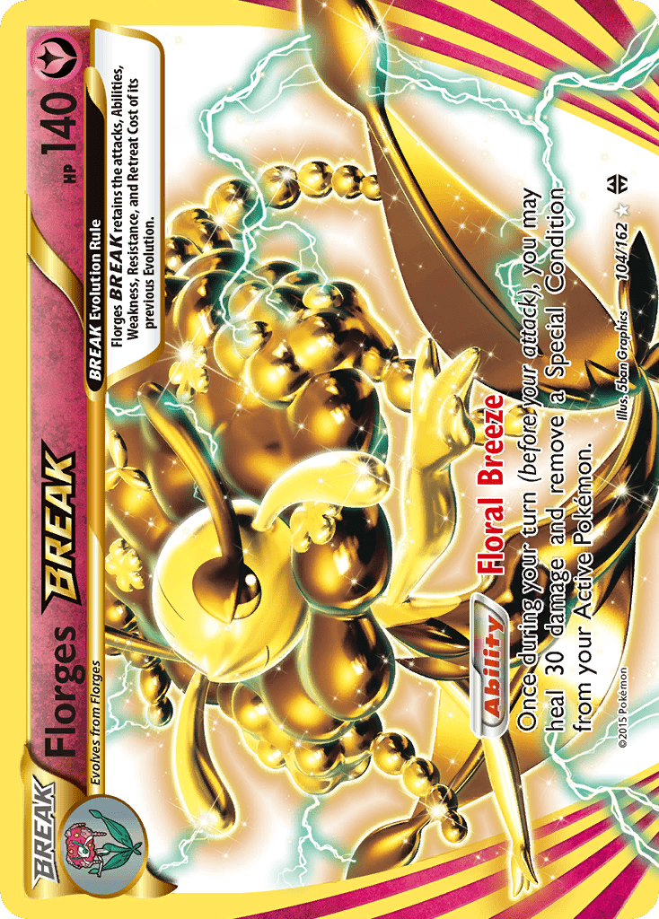 Florges BREAK (104/162) [XY: BREAKthrough] Pokemon Single Pokémon  | Multizone: Comics And Games