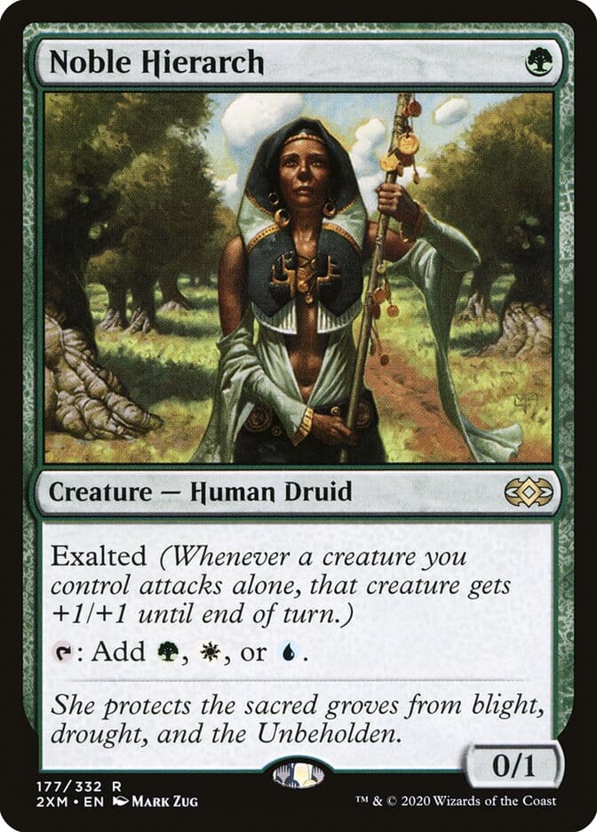 Noble Hierarch [Double Masters] MTG Single Magic: The Gathering  | Multizone: Comics And Games
