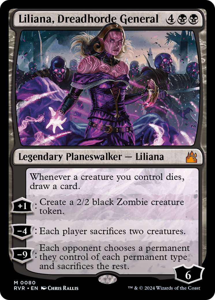 Liliana, Dreadhorde General [Ravnica Remastered] | Multizone: Comics And Games