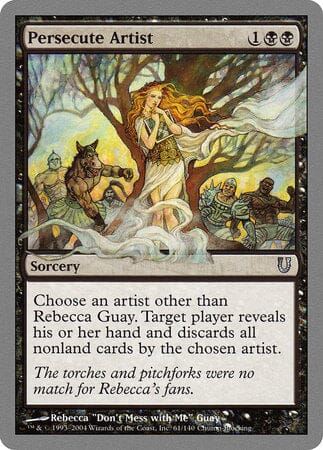 Persecute Artist [Unhinged] MTG Single Magic: The Gathering  | Multizone: Comics And Games