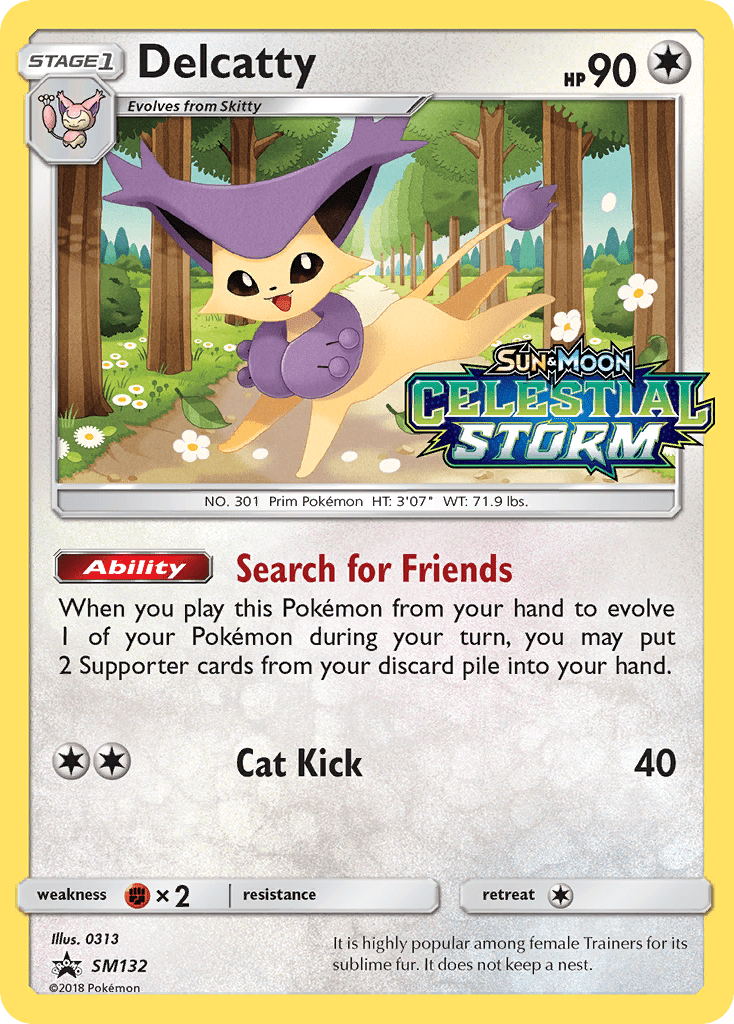 Delcatty (SM132) [Sun & Moon: Black Star Promos] Pokemon Single Pokémon  | Multizone: Comics And Games