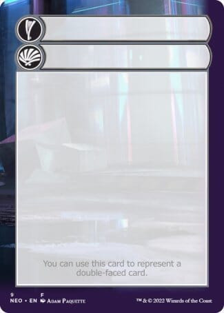 Helper Card (9/9) [Kamigawa: Neon Dynasty Tokens] MTG Single Magic: The Gathering  | Multizone: Comics And Games