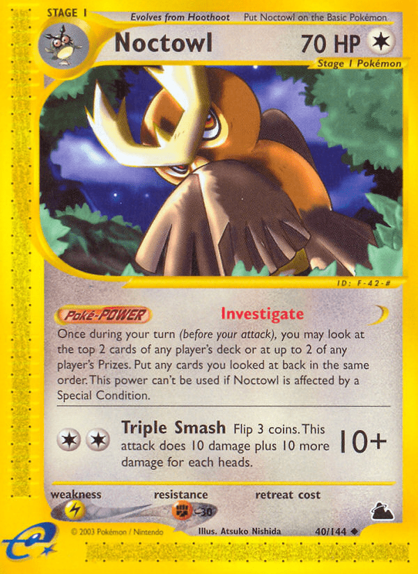 Noctowl (40/144) [Skyridge] Pokemon Single Pokémon  | Multizone: Comics And Games