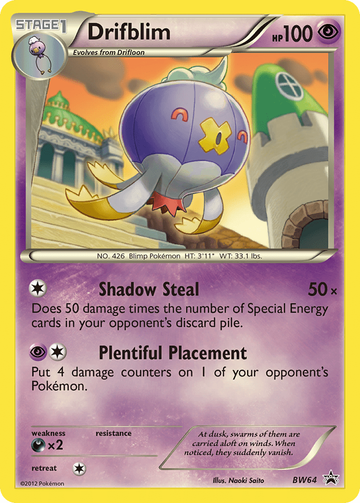 Drifblim (BW64) [Black & White: Black Star Promos] Pokemon Single Pokémon  | Multizone: Comics And Games