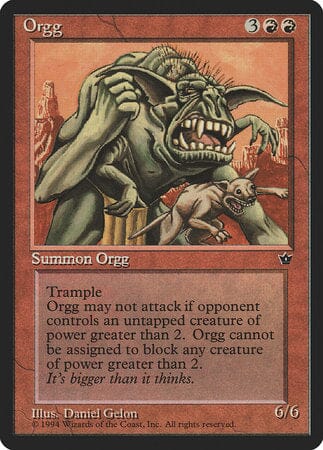 Orgg [Fallen Empires] MTG Single Magic: The Gathering  | Multizone: Comics And Games