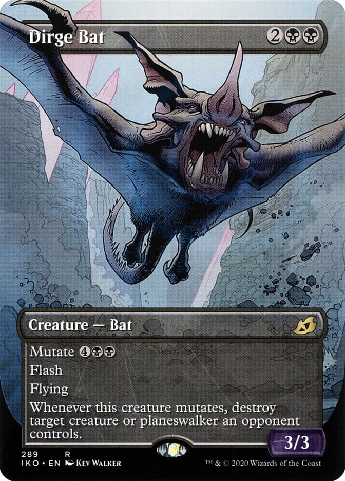 Dirge Bat (Showcase) [Ikoria: Lair of Behemoths] MTG Single Magic: The Gathering  | Multizone: Comics And Games