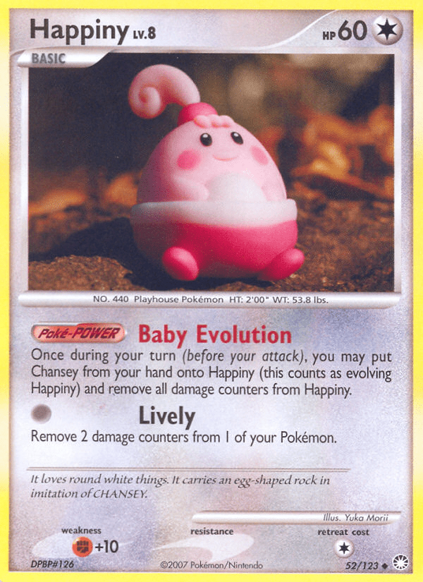 Happiny (52/123) [Diamond & Pearl: Mysterious Treasures] Pokemon Single Pokémon  | Multizone: Comics And Games