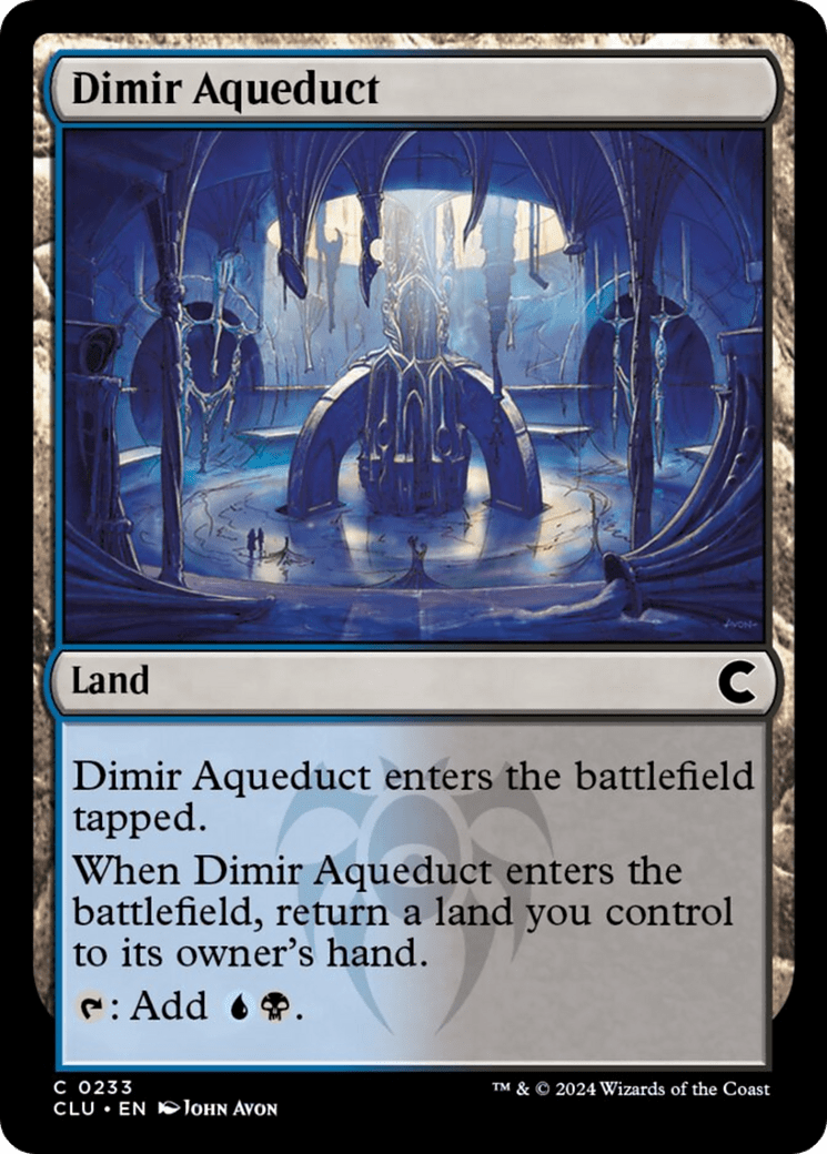 Dimir Aqueduct [Ravnica: Clue Edition] MTG Single Magic: The Gathering  | Multizone: Comics And Games