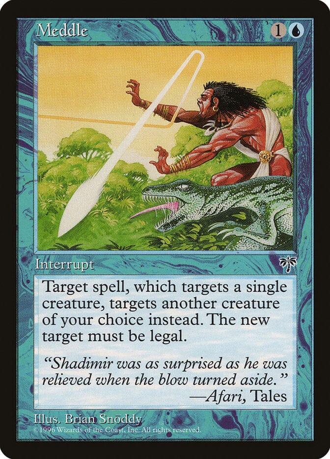 Meddle [Mirage] MTG Single Magic: The Gathering  | Multizone: Comics And Games