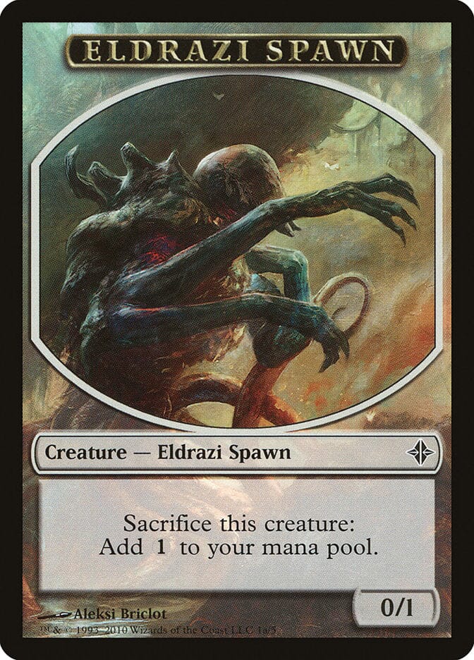 Eldrazi Spawn (1a/5) [Rise of the Eldrazi Tokens] MTG Single Magic: The Gathering  | Multizone: Comics And Games