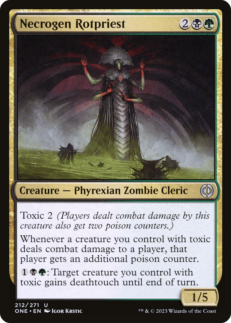 Necrogen Rotpriest [Phyrexia: All Will Be One] MTG Single Magic: The Gathering  | Multizone: Comics And Games