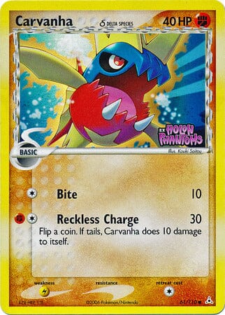 Carvanha (61/110) (Delta Species) (Stamped) [EX: Holon Phantoms] Pokemon Single Pokémon  | Multizone: Comics And Games