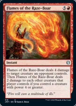 Flames of the Raze-Boar [Jumpstart] MTG Single Magic: The Gathering  | Multizone: Comics And Games