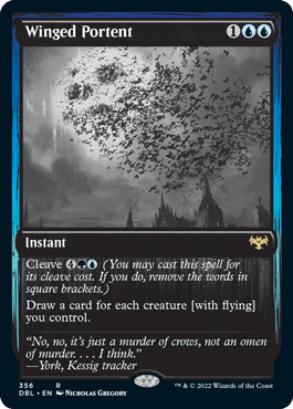 Winged Portent [Innistrad: Double Feature] MTG Single Magic: The Gathering  | Multizone: Comics And Games