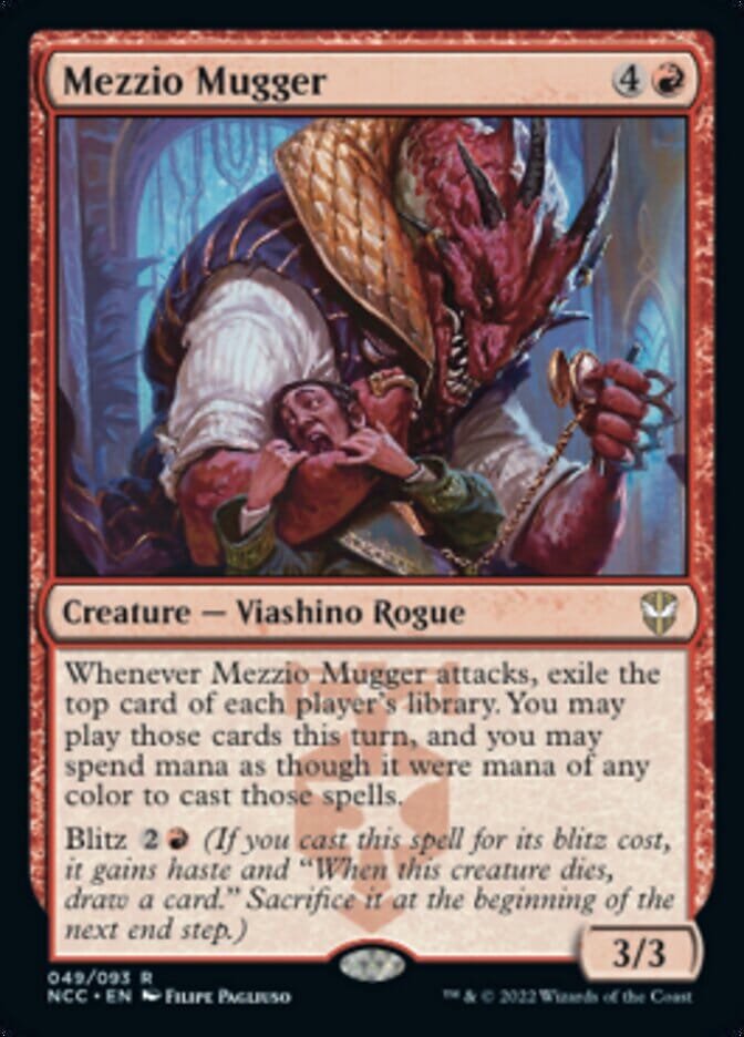 Mezzio Mugger [Streets of New Capenna Commander] MTG Single Magic: The Gathering  | Multizone: Comics And Games